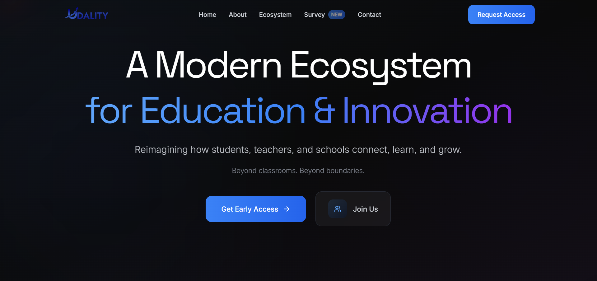 Udality — Modern EdTech Platform